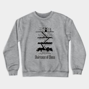 Staircase of Class (Black & White version) Crewneck Sweatshirt